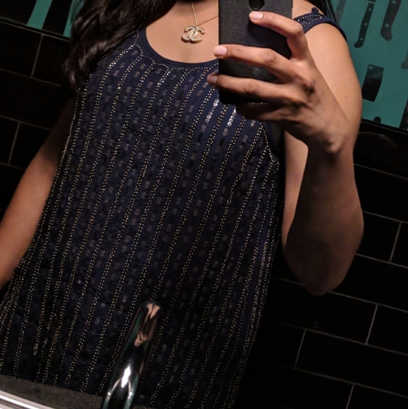 🔥3/$30🔥Beaded relaxed fit dress sz:S - Picture 3 of 5